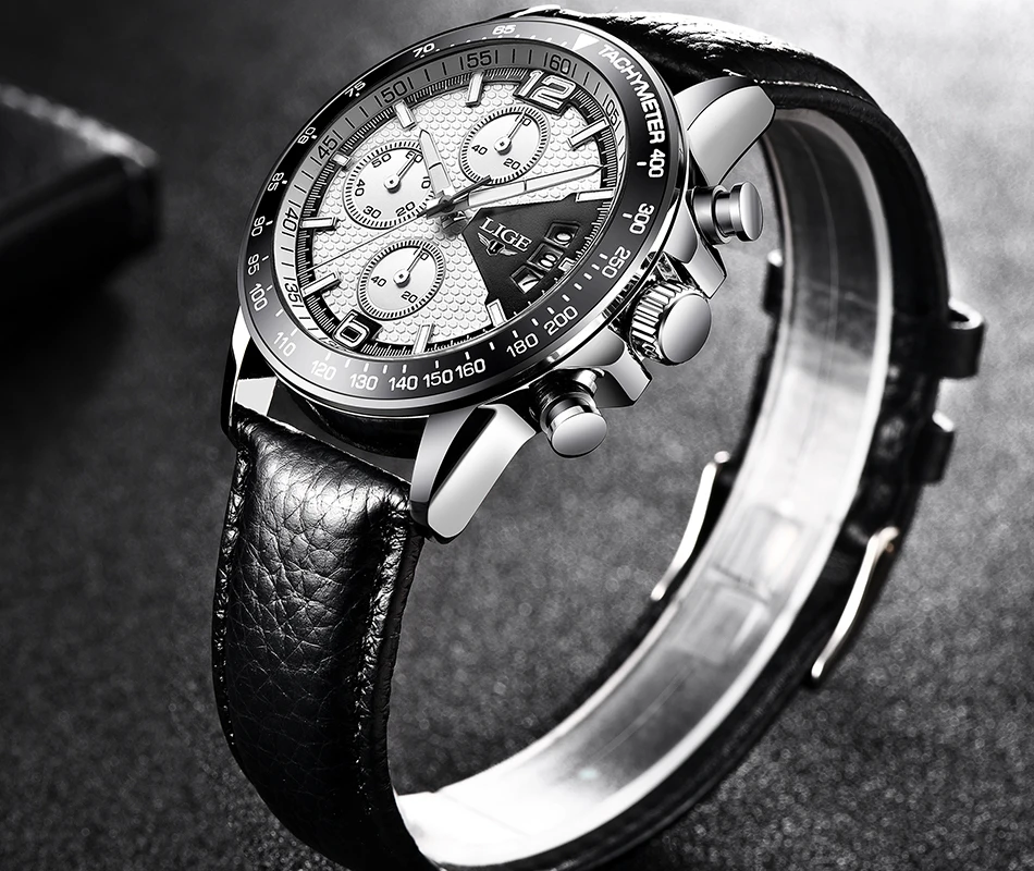 Часы для мужчин, LIGE, мужские часы, Топ бренд, роскошные полностью стальные бизнес Кварцевые повседневные водонепроницаемые спортивные часы, мужские часы+ коробка