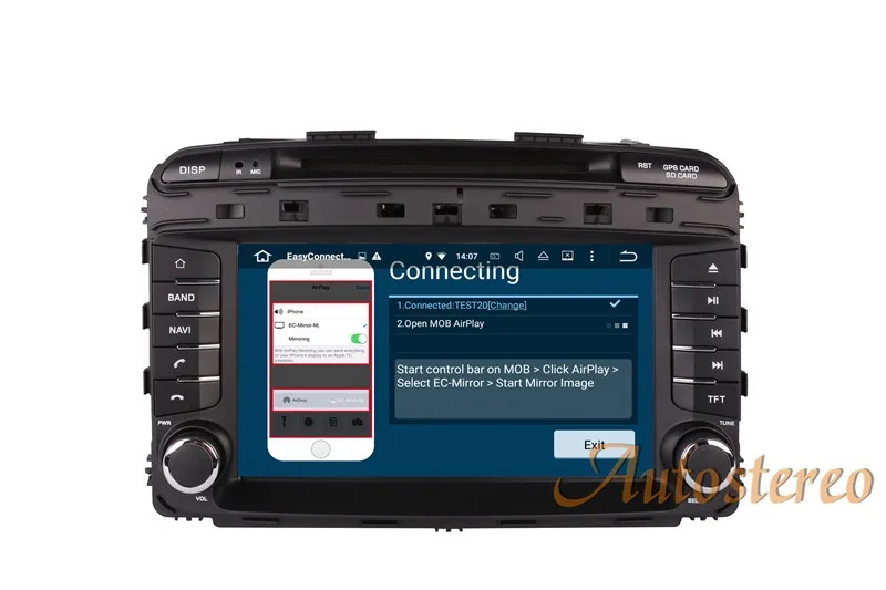 Excellent Android 9.0 multimedia Car DVD player GPS navigation radio Stereo for Fit for KIA Sorento(UM) Sorento GPS auto radio stereo unit 22