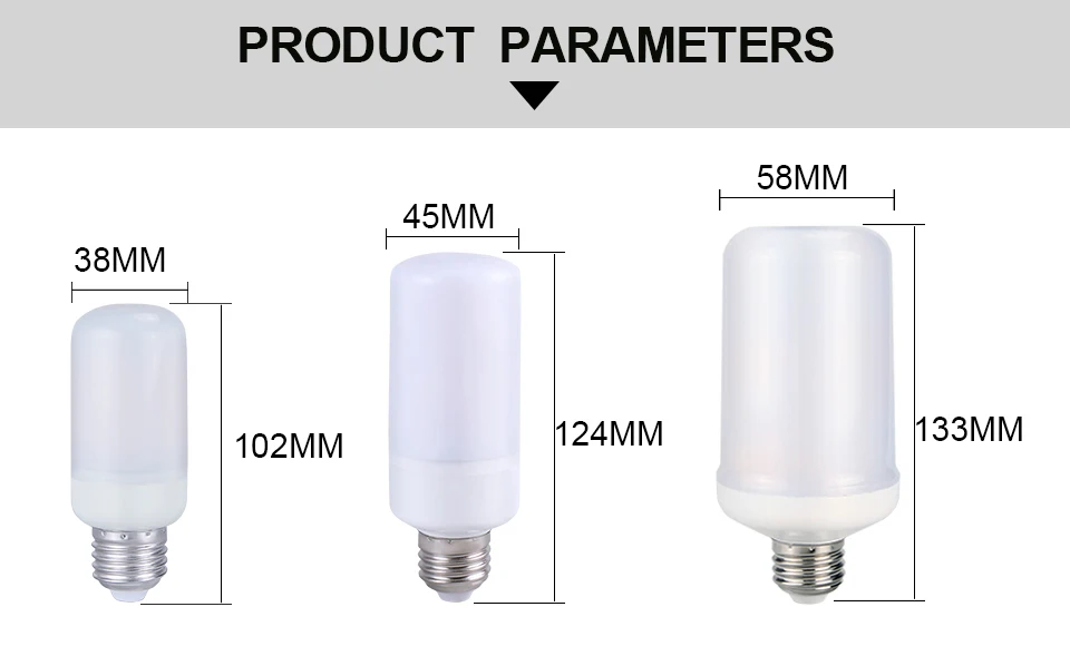Foxanon Светодиодная лампа пламени E27 2835 110 В 220 В эффект пламени огня лампочки мерцающего эмуляции Винтаж Атмосфера декоративные лампы