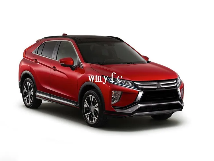 Для Mitsubishi Eclipse Cross ABS передний бампер нескользящая рельефная Накладка для отделки 2 шт стайлинга автомобилей