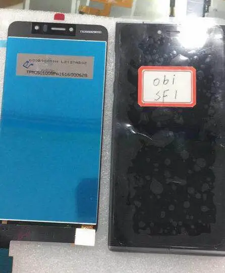 

For Obi Worldphone SF1 5.0 inches lcd display with touch screen assembly with tools free shipping for Obi SF1