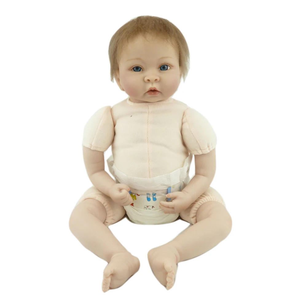 Cosplay Dog Reborn Baby 55 см мягкий силиконовый реалистичный 22 ''Reborn Baby Одежда для кукол синяя одежда настоящая жизнь ids рождественские подарки