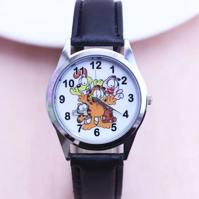 2018 new 1pcs new Garfield fashion Watches Children Kids watch Boys gift Watch C 2018 new 1pcs new Garfield fashion Watches Children Kids watch Boys gift Watch C