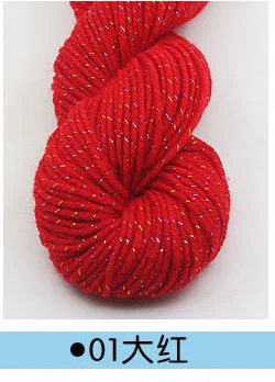 El örgü akrilik elyaf iplik renkli el örgü tığ işi ip yün DIY ayakkabı eşarp örme ipliği iplik