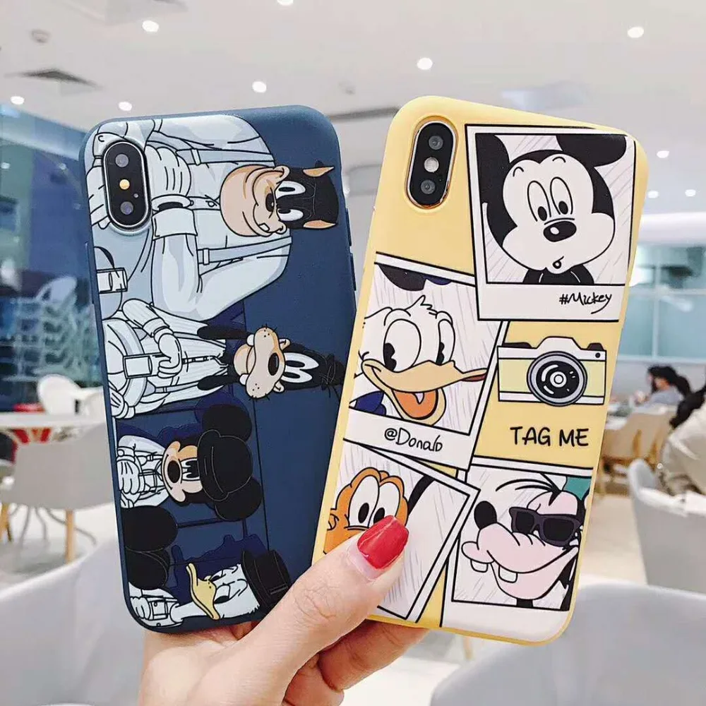 Disney mobile phone case for iphone 6 7 8 x xs xr xsmax soft back cover |