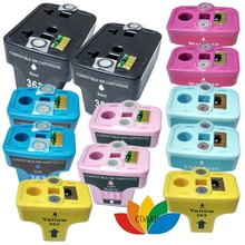 12 cartouche D’encre pour Compatible HP363 hp 363 XL pour HP Photosmart 3310 7180 8250 C6180 C6280 C7160 C7180 C7280 D6160 D6180 D7145