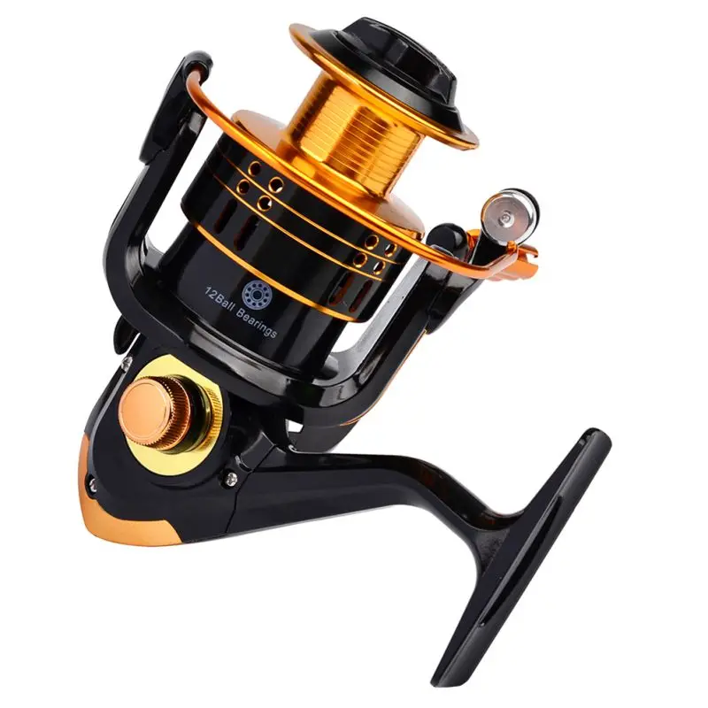 

N Ball Bearings Type Fishing Reels 5.2:1 Gear Ratio Left Right Hand Interchangeable Spinning Reel New