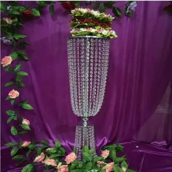 

Wedding Candle Holder Romantic Standing Wedding Candlestick Wedding Flower Stands Silver Candelabra