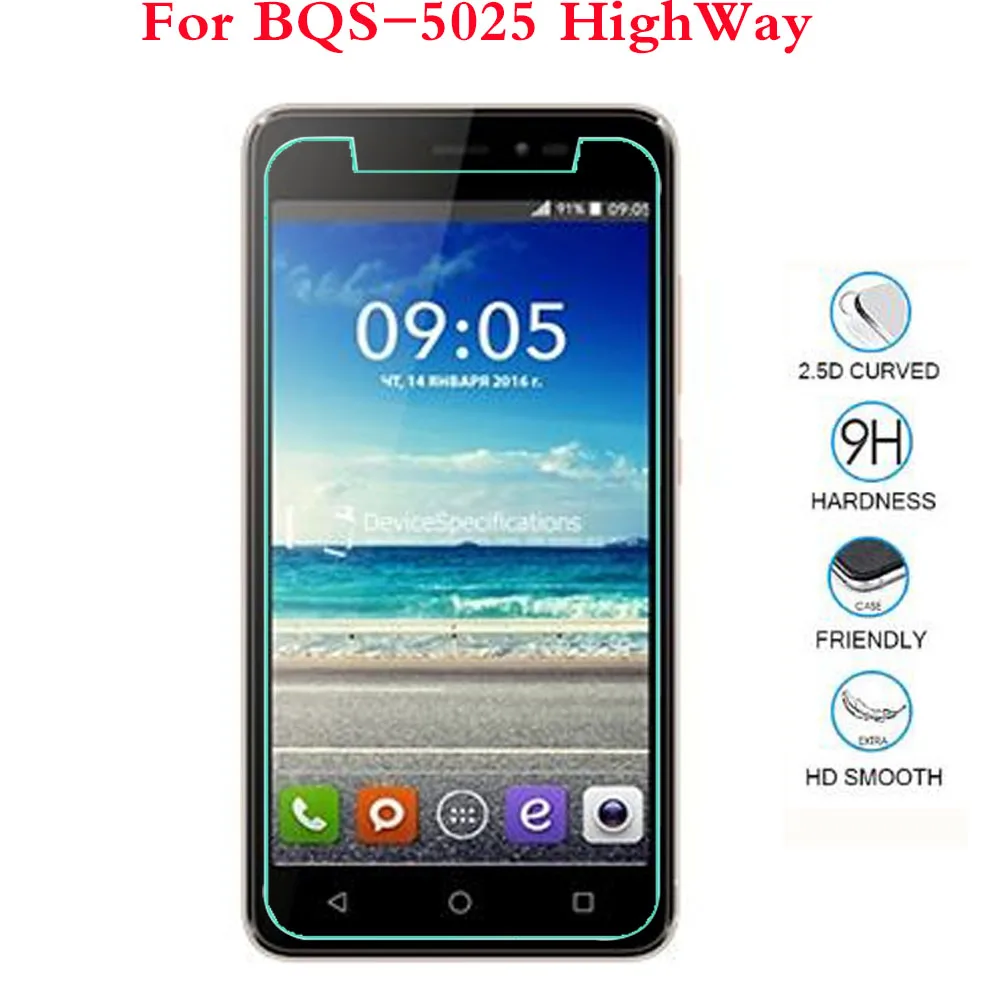 Закаленное стекло для BQ BQS-5070 BQS 5070 Magic 5009L 5006 Los Angeles 5025 HighWay Trend Защитная пленка
