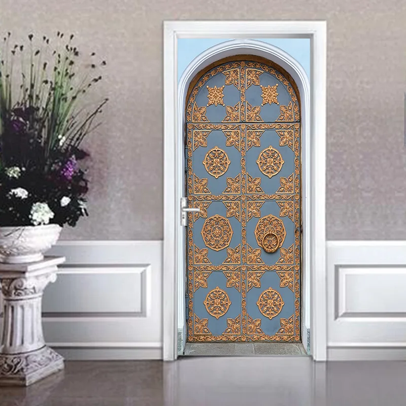 

Imperial Palace PVC Self Adhesive Refrigerator Door Sticker Refurbished Wallpaper Fridge Protect Cover