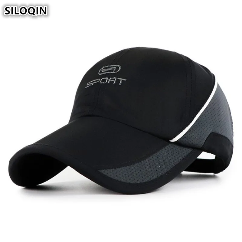 

SILOQIN Adjustable Size Women's Ponytail Sports Caps Adult Men's Baseball Cap Snapback Cap NEW Summer Anti-UV Fashion Letter Hat
