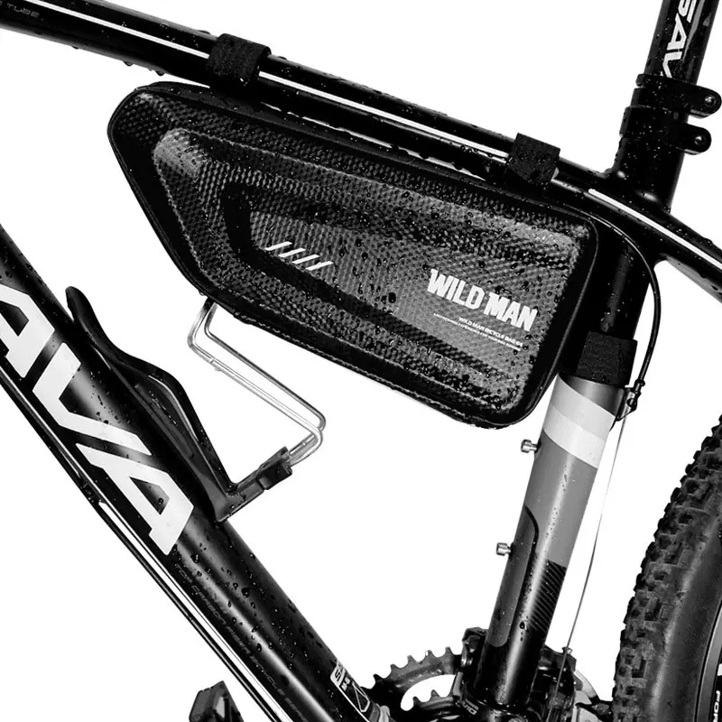 Waterproof Bike Triangle Bag Front Tube Frame Holder Tools Pouch