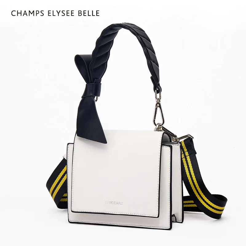 

JOFEANAY Brand Ms. 2018 on the new European solid color PVC rivets jelly package slant diagonal solid color matte ins girls pack