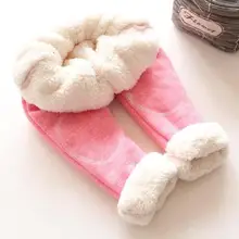 Детские штаны для мальчиков и девочек, Осенние теплые хлопковые плотные штаны для мальчиков, зимняя модная одежда с героями мультфильмов детские штаны Детские флисовые штаны, размер 3T