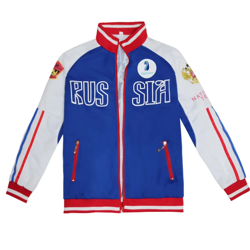 

HOT Anime Yuri!!! on Ice Cosplay Costumes Yuri Plisetsky Cosplay Clothes Jacket top Cosplay Costumes Free Shipping NEW