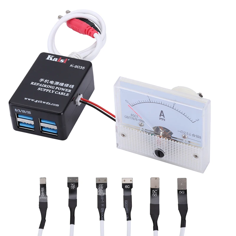 

Professional DC Power Supply Cable With Multimeter For iPhone XR/XS/XS Max/8P/8/7/7P/6S/6/5 Detect Repair Tools
