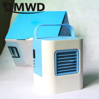 

DMWD Desktop USB Mini Air Conditioner Fan Portable Summer Water Cooling Fans Blower Humidifier Moisturizing Conditioning Cooler
