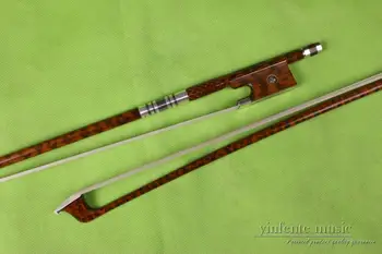 

Violin Bow Snake wood Frog Snakewood Round Stick 4/4 New Mongolian Horsehair New