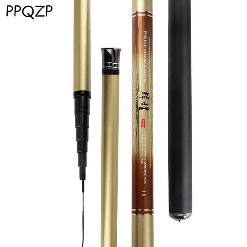 

NEW High Quality Super Light Hard Telescopic Fishing Rod Carbon Fiber Hand Pole for Carp Fishing 3.6m/4.5m/5.4m/6.3m/7m PPQZP
