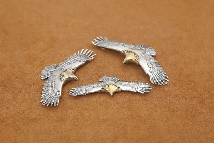 S925 Стерлинговое Серебро такахаши Горо ювелирные изделия Ретро тайский серебряный кулон для мужчин и женщин популярный Орел