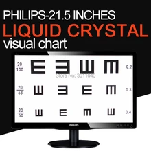 21,5 TFT светодиодный жидкокристаллический диаграмма остроты зрения проектор компьютерный глаз диаграмма оптические инструменты инструмент для оптики