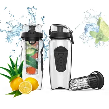 

Sport Water Bottle Portable BicycleBottle Fruit Infuser Juice Shaker Botella De Agua Bottle Water Tour Drinkware WZD159