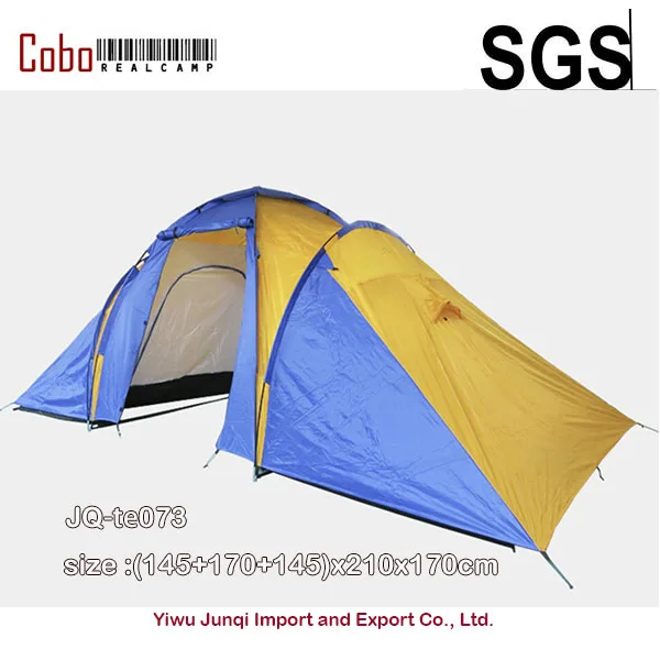 

5-8 Person Family Camping Dome Tent Canvas Hiking Beach 2 Room 210T Waterproof