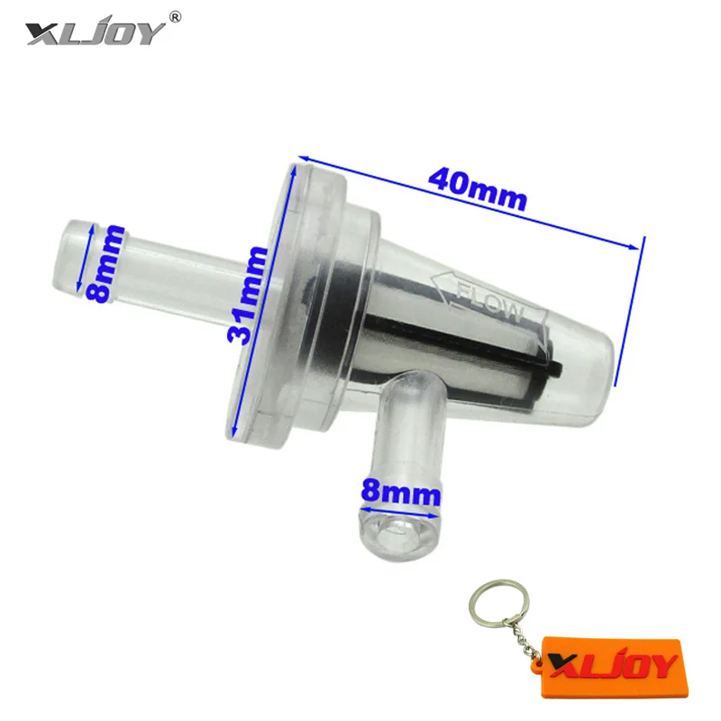 90 Degree 1/4" In-Line Fuel Filter For Honda Yamaha Suzuki MTD Kohler Briggs Stratton Kawasaki Mower Tractor ATV UTV Dirt Bike