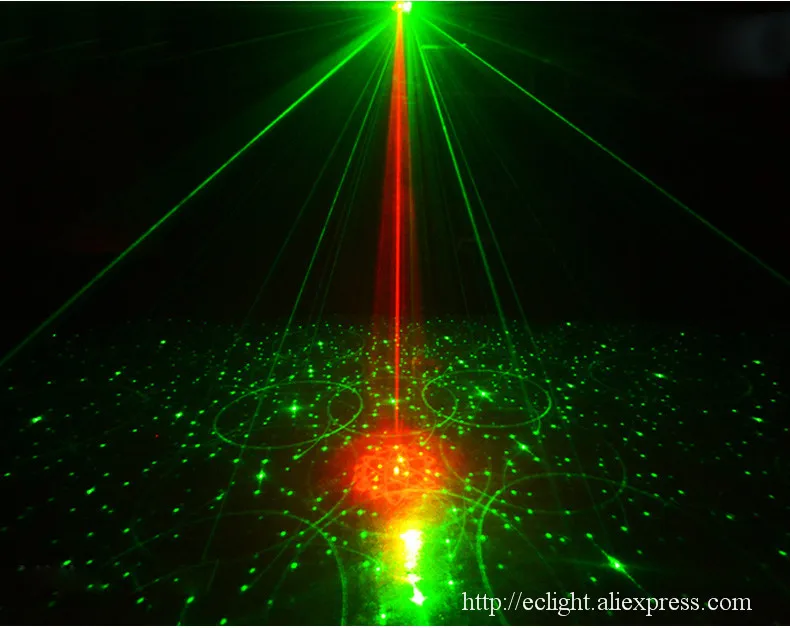 Efeito de Iluminação do Estágio Estágio do Laser do Partido Partido de Dança 40 em 1 Padrão Verde Laser Vermelho Lanterna dj do Laser do 6 Lanternas de Laser