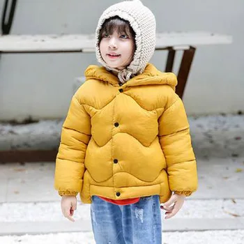 

2020 Girl's Jacket Children's Wear Snowwear Parka Thick Cotton Padded Winter Jacket for Winter Boys Jacket 3 To 7 Years Old