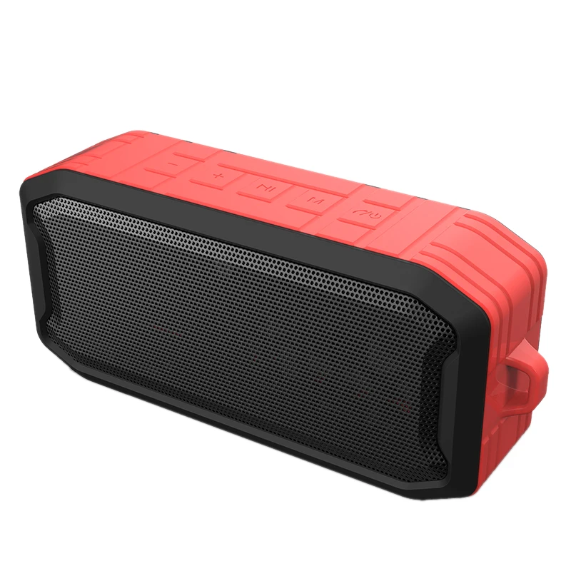 ABHU-Ipx7 водонепроницаемый беспроводной Bluetooth Динамик Открытый 5,0 водонепроницаемый портативный громкий динамик с музыкой - Цвет: Red