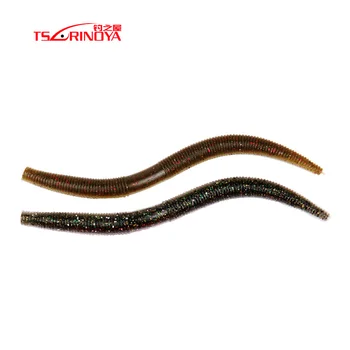 

TSURINOYA 14cm/7.3g Noodles worm Soft Lure Soft Fishing Lures Artificial Bait fishing lures bait 6pcs/pack