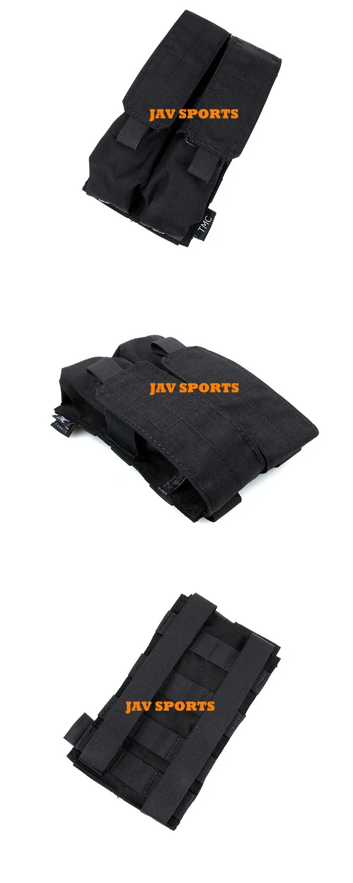 TMC MP7A1 двойной подсумок BK, RG, Койот коричневый 500D Cordura MP7 Mag Pouch(SKU050642