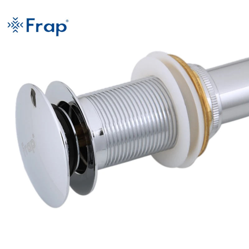 

Frap the new Modern style Bathroom Basin Pop Up Vanity Vessel Sink Drain With Overflow Hole floor drain Basin drainage F65 F65-2