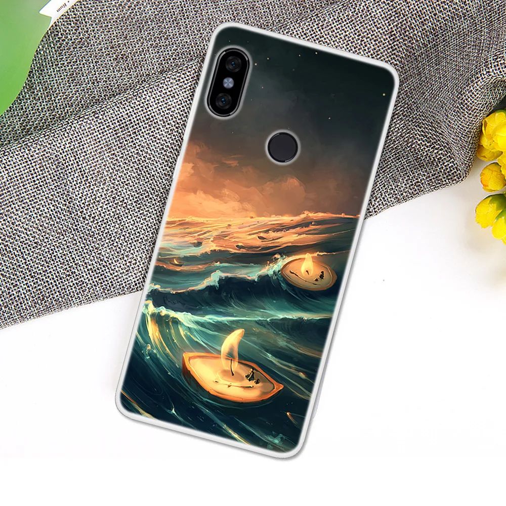 Чехол для Xiaomi Redmi Note 6 Pro 26 дюйма чехлы мягкая задняя крышка из ТПУ Note6 6Pro чехол