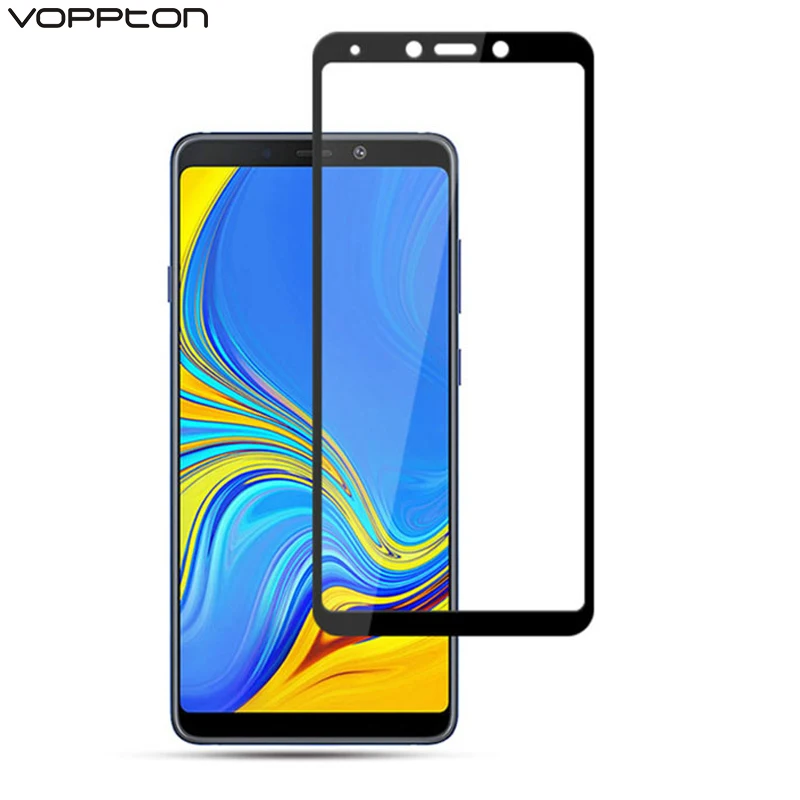 2 шт Для Samsung Galaxy A9 2018 закаленное стекло против царапин 2.5D Взрывозащищенная