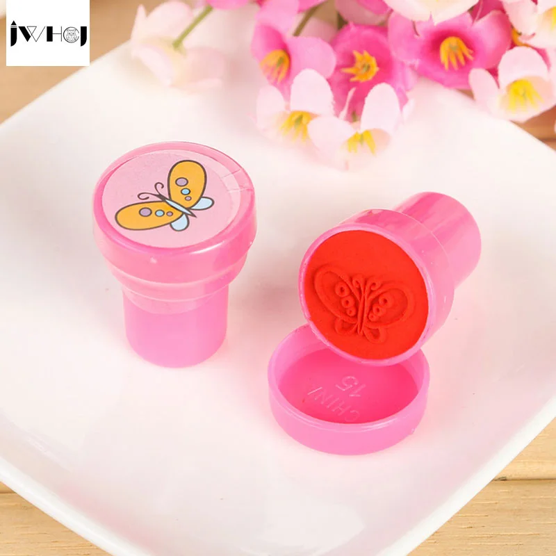 JWHCJ-Flowers-Stamp-children-diy-Handmade-Scrapbook-Photo-Album-students-Stamps-Diary-Decor-Forniture-teacher-seal (2)