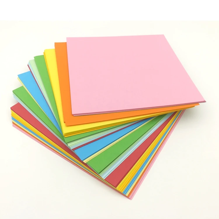 DIY креативная ручная оригами цветная бумага uesd для детей в цвете арт класс 15x15 см