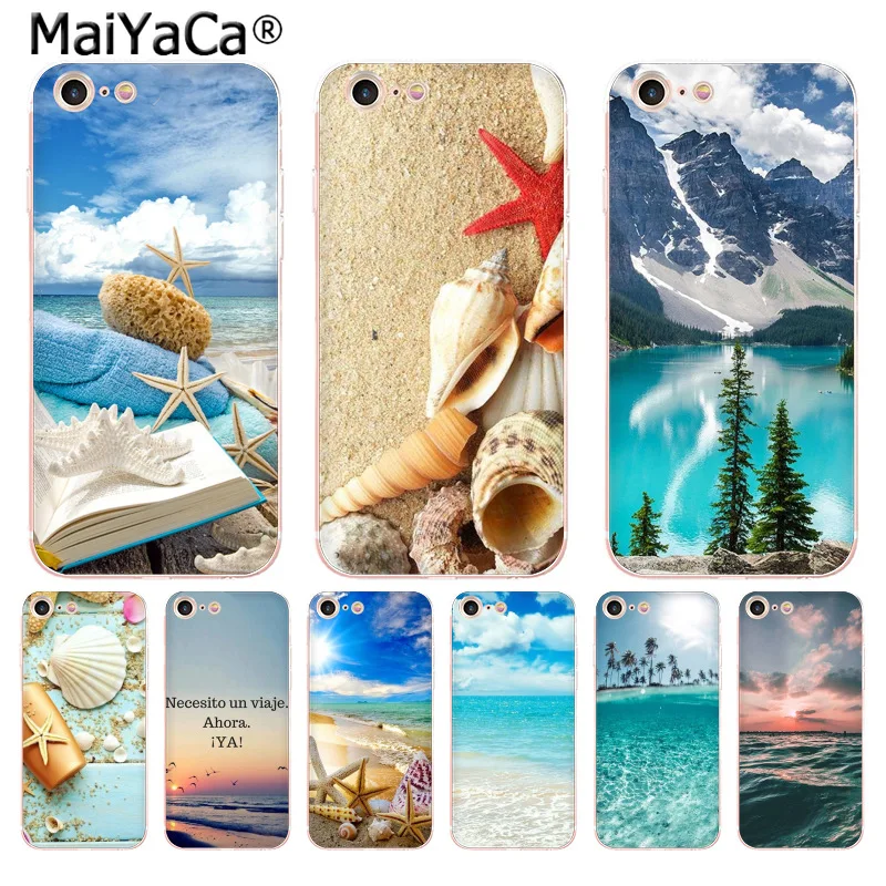 MaiYaCa прозрачный морской песчаный пляж новейший модный чехол для телефона iphone SE 2020