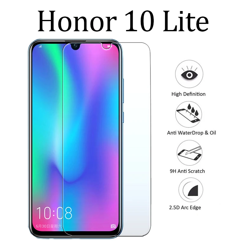 Закаленное стекло для huawei Honor 10 Lite защитный экран 10lite защитный светильник Honor10 Броня Lite10 Honr безопасность жизни