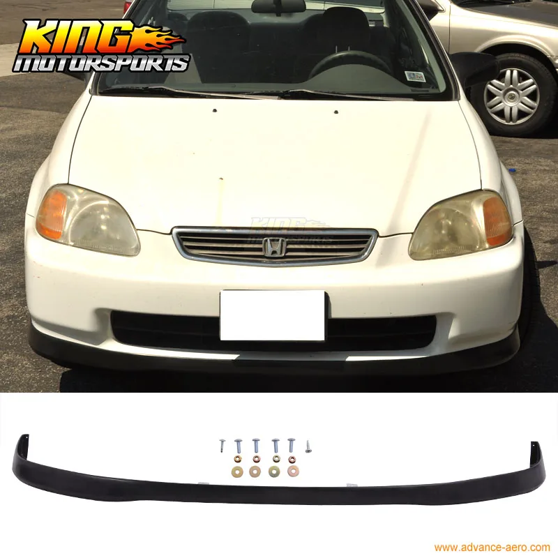 Fit For 96-98 Honda Civic OE Style Exclusive 99-00 Conversion Front Bumper Lip | Автомобили и мотоциклы
