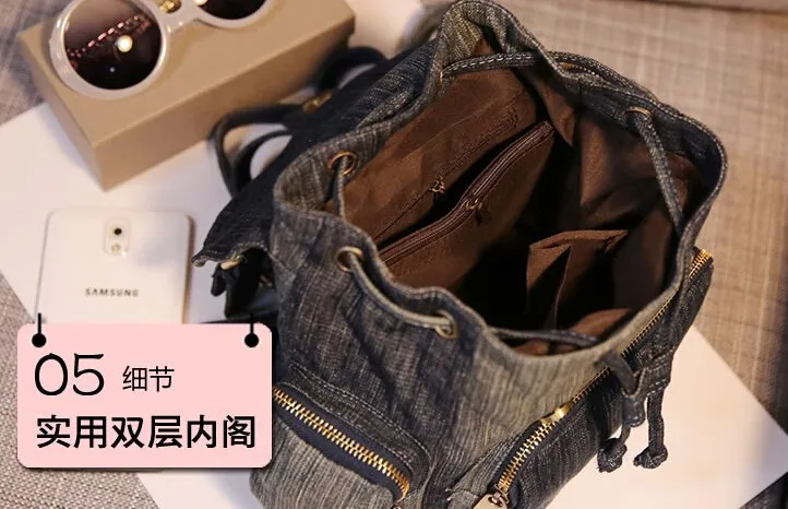 mini denim backpack15