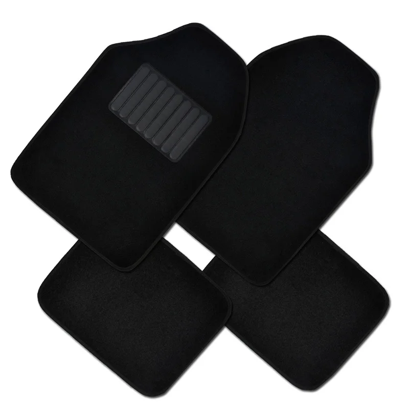 4pc Full Set Carpet Floor Mats, Universal Fit Mat for Car, SUV, Van
