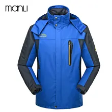 Mkanli зима Для мужчин S Походные куртки тепло Куртка для открытого воздуха Водонепроницаемый Ветрозащитный Кемпинг Куртки для Для мужчин Размеры 8xl