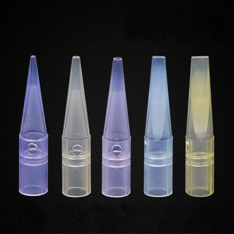 

Long Needle Nipples Caps For Plastic Tattoo Nozzle Tip Cap Needle Tube Semi Permanent Makeup Tattoo Machine Supply