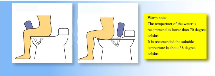 400ml LEKANG Portable ABS Manual Operation Bidet For Man Women Kids Cleaning Device