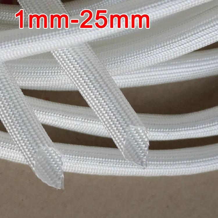 9mm 600 Deg.C High Temperature Braided Soft Fiberglass Sleeving Fiber