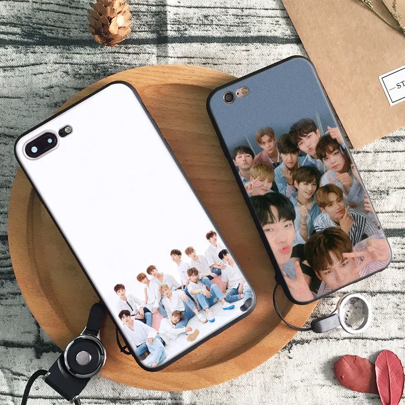 

Wanna One Kpop Boy band Cover Shell Soft Silicone Tpu Phone Case For Apple iPhone 5 5s Se 6 6s 7 8 Plus X XR XS MAX
