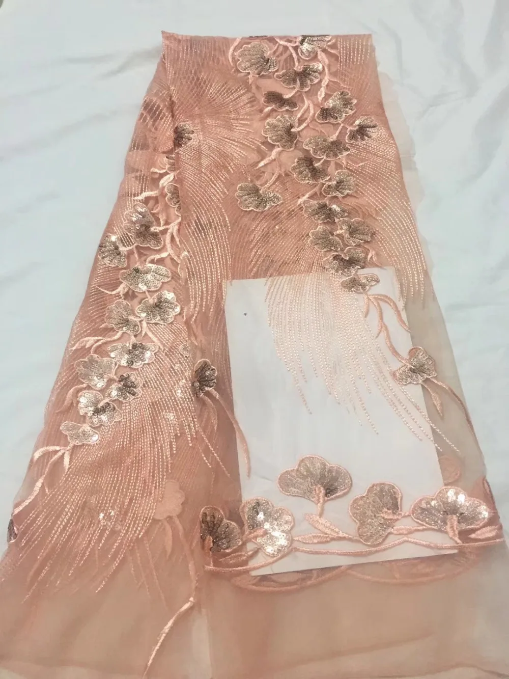 

2018 Latest Green Net French Lace Material High Quality French Net African Lace Fabric With sequin Nigerian Wedding African Lace