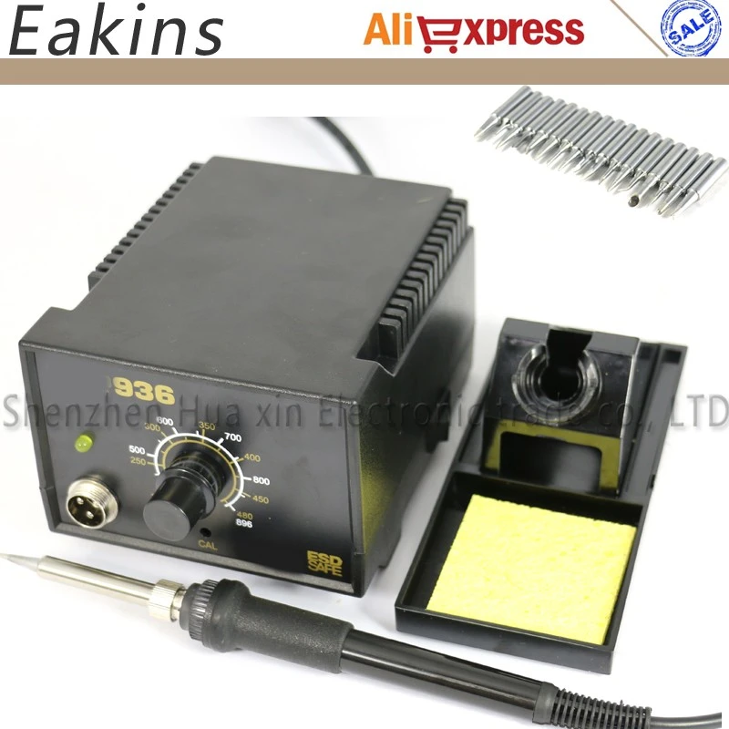 Hakko 936 Solder Elektronik Las Besi 220 V Digital Digital Pengontrol